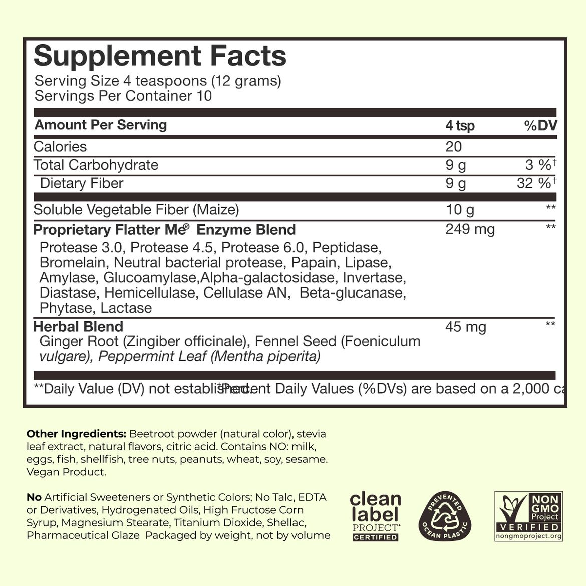 Flatter Me Fiber GLP‑1 Booster