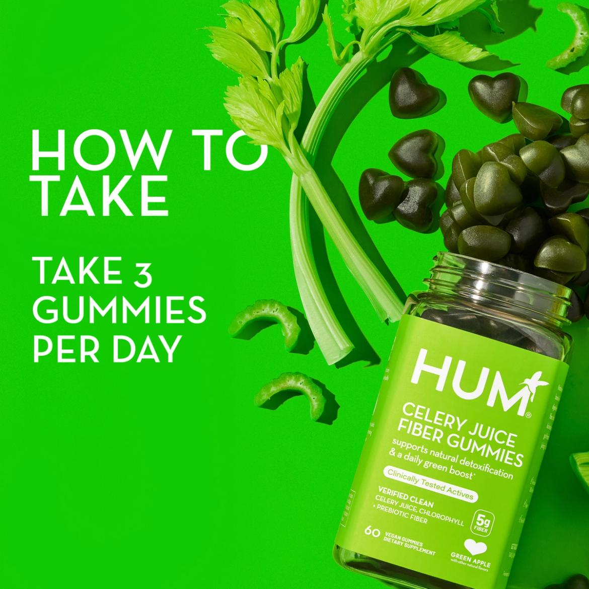 Celery Juice Fiber Gummies